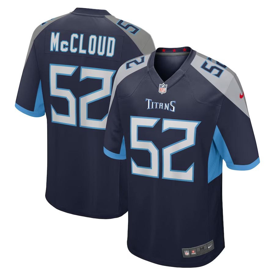 Men Tennessee Titans #52 Zach McCloud Nike Navy Home Game Player NFL Jersey